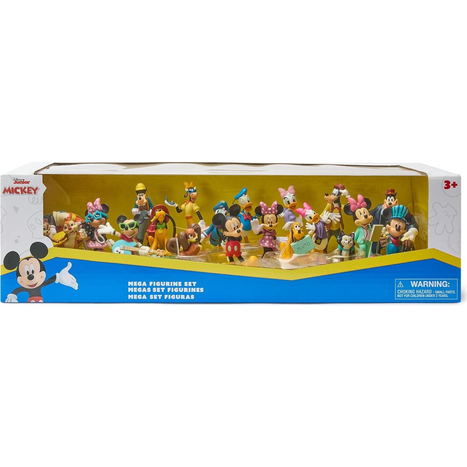 Conjunto de Figuras Mega Disney Mickey Mouse - 20 Figuras