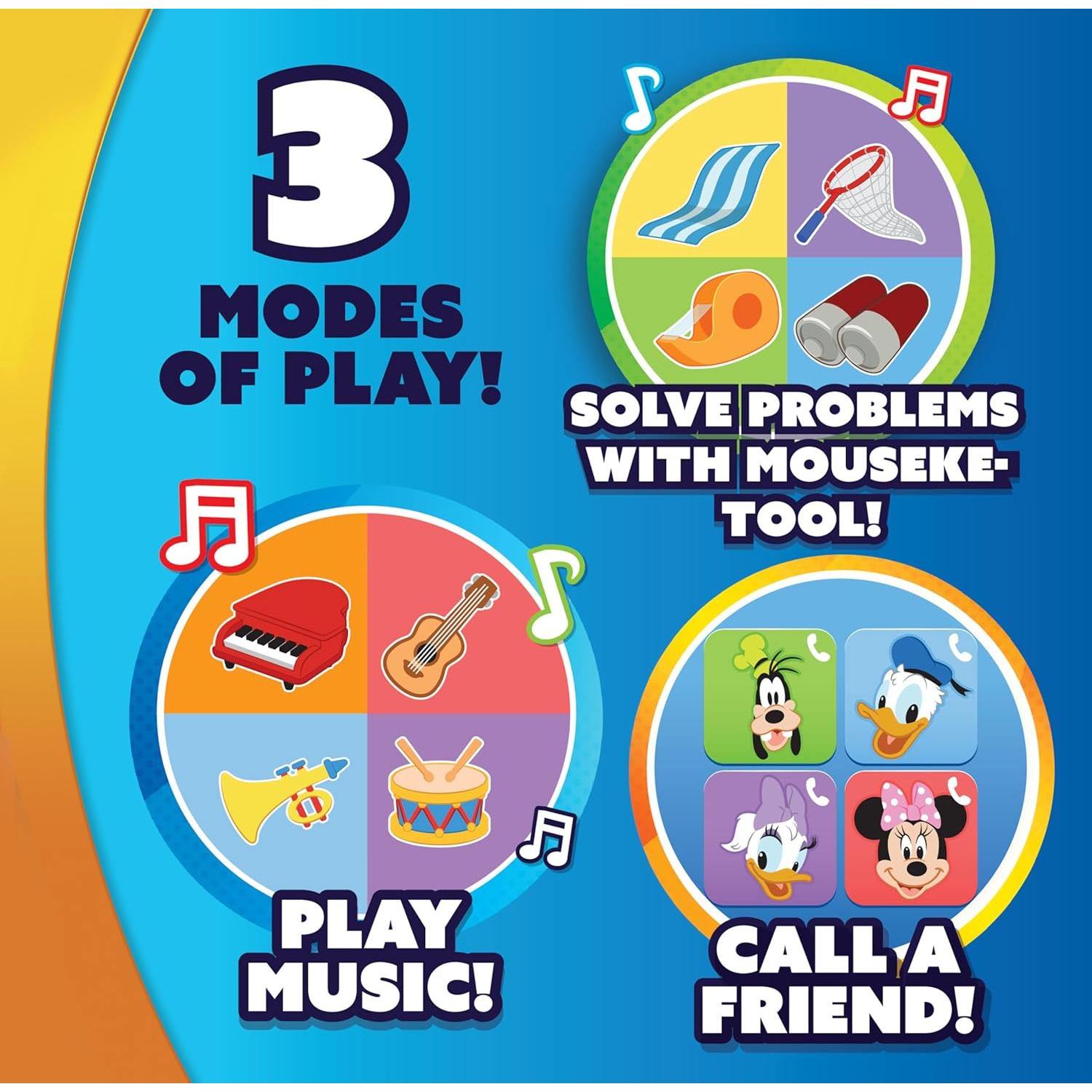 Peluche Interactivo Mickey Mouse Disney Jr. Oh, Toodles! 28 cm