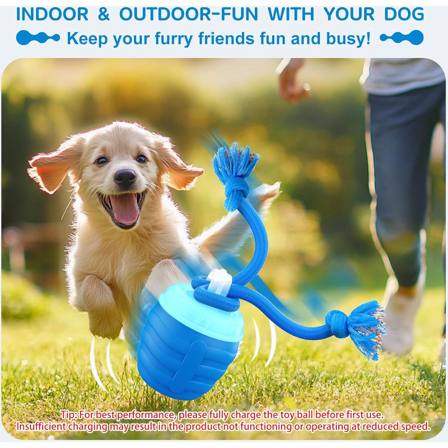 Pelota Interactiva para Perros Huimpet - Juguete Automático Azul