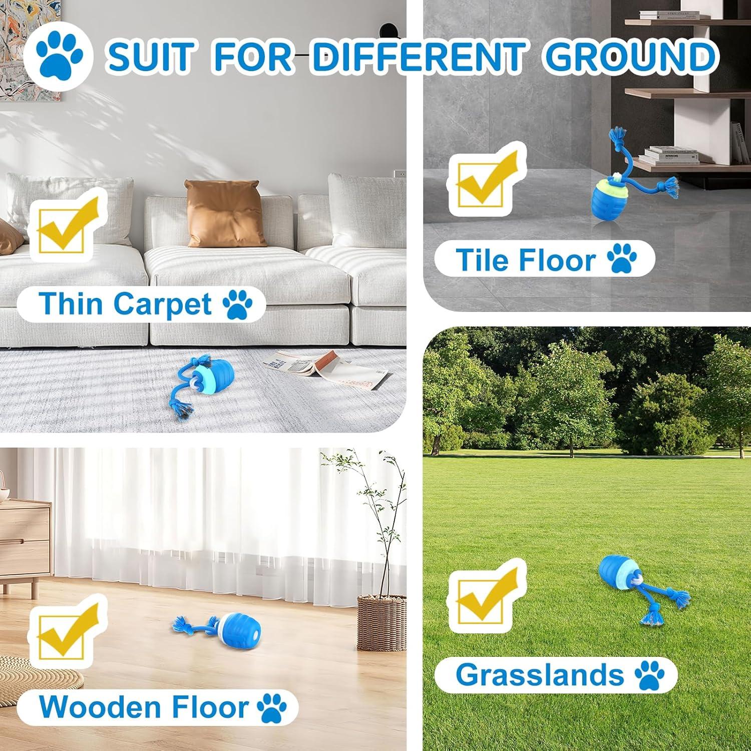 Pelota Interactiva para Perros Huimpet - Juguete Automático Azul