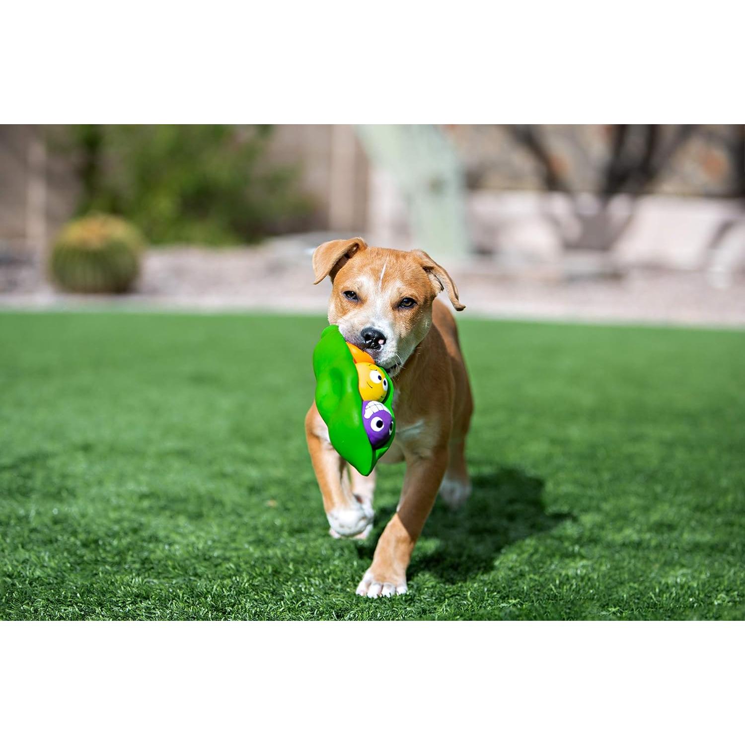 Juguete para Perros Multipet Tres Guisantes en Vaina 19 cm