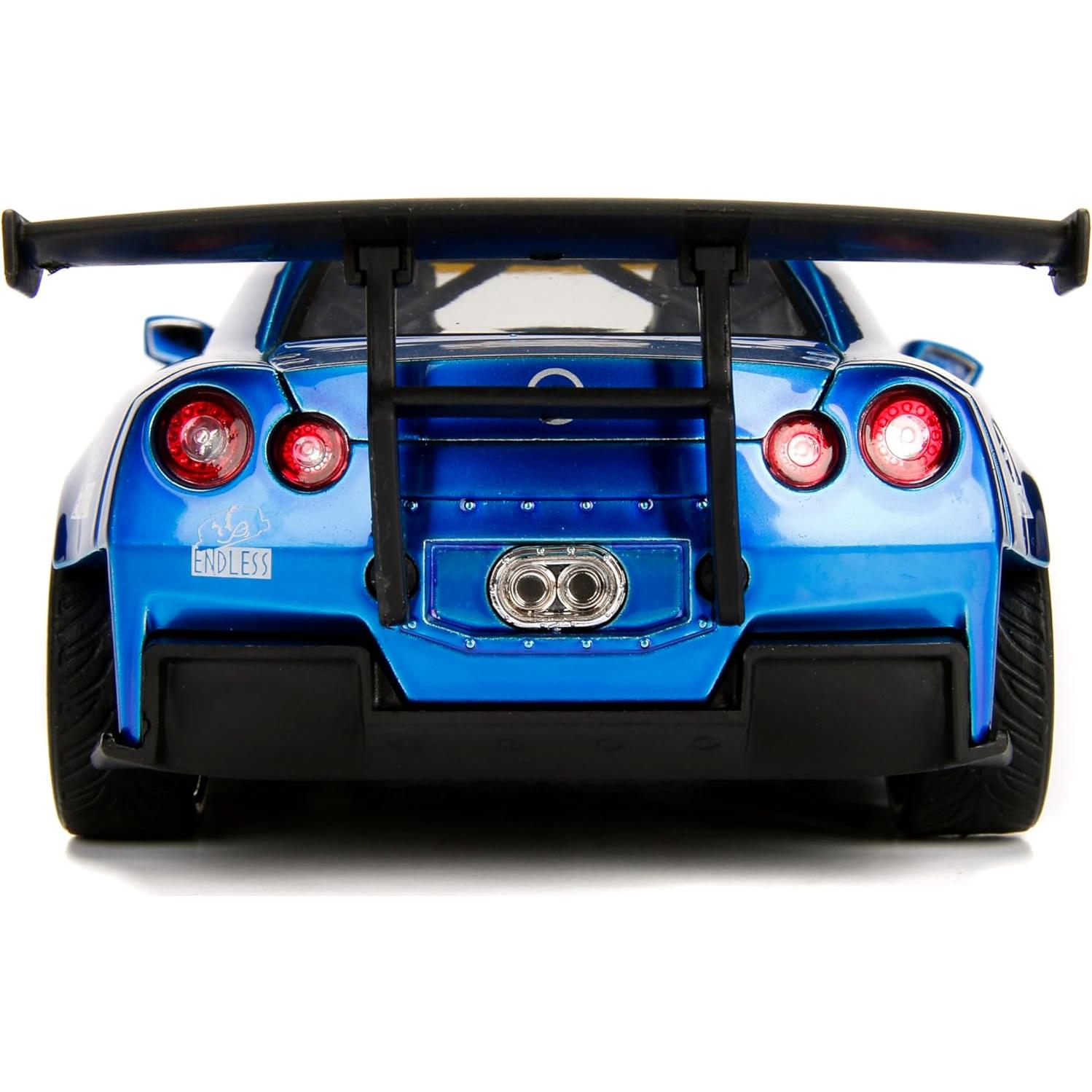 Coche Die-cast Jada 1:24 Nissan GT-R R35 Ben Sopra Azul