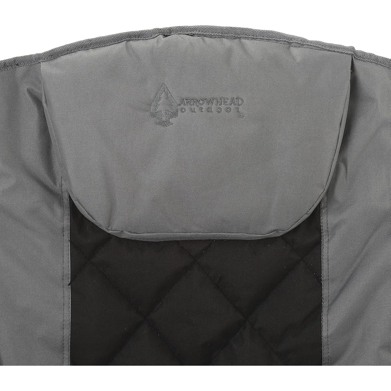 Silla de Camping Plegable ARROWHEAD con Enfriador y Soporte