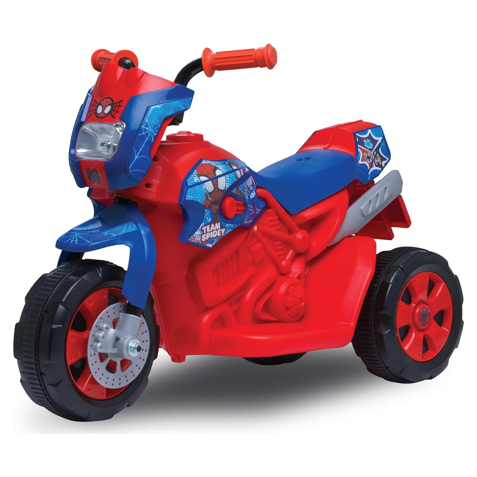 Triciclo Eléctrico Kid Trax Spiderman 6V para Niños 18-36 Meses