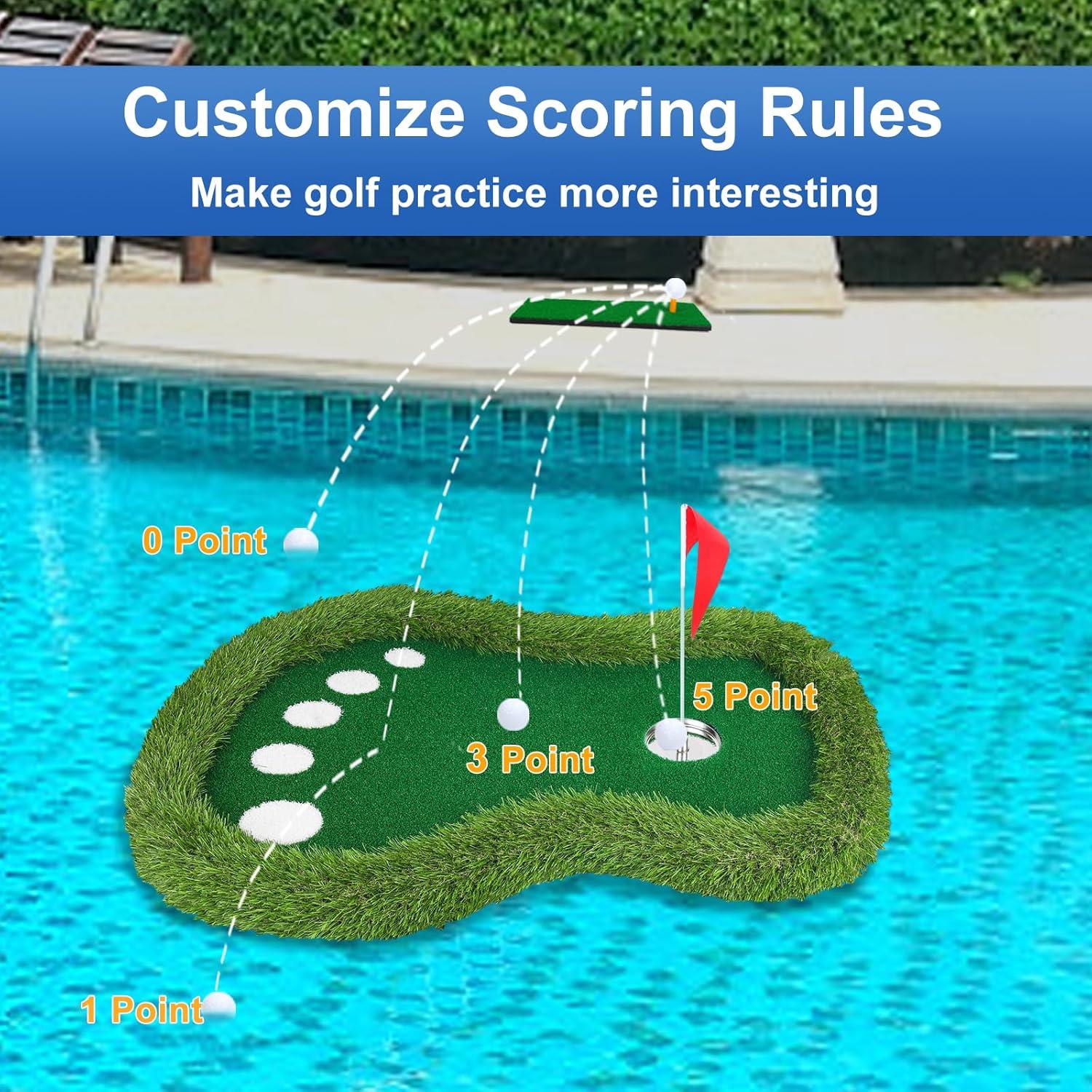 Green de Golf Flotante Sagsewful para Piscina 57.9x89.9cm