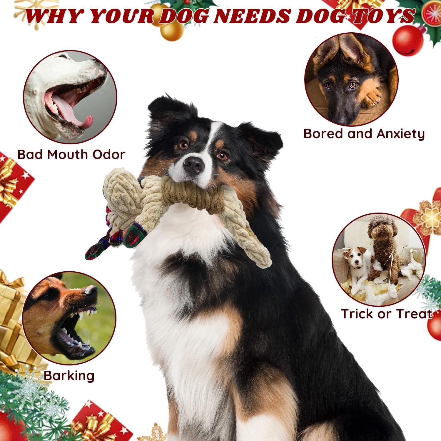 Juguete Squeaky para Perros LSSYYQQ Ciervo 30cm Interactivo