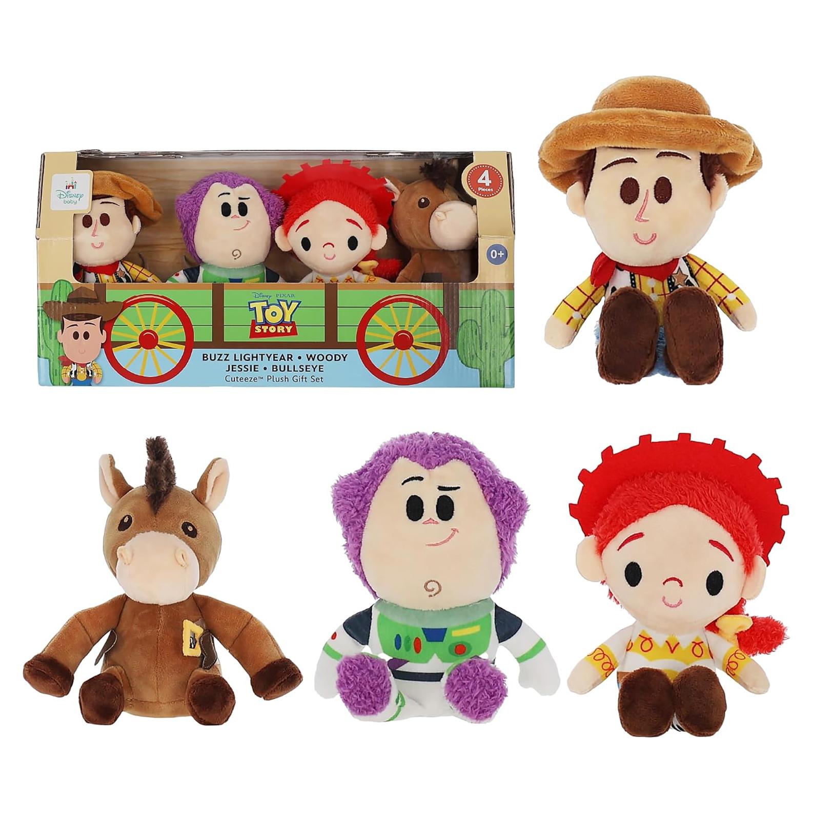 Juego de Peluches Toy Story 4 Piezas Kids Preferred Woody Buzz Jessie Bullseye