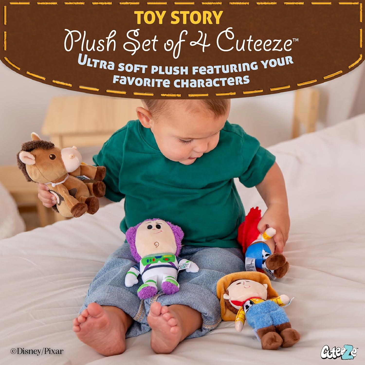 Juego de Peluches Toy Story 4 Piezas Kids Preferred Woody Buzz Jessie Bullseye