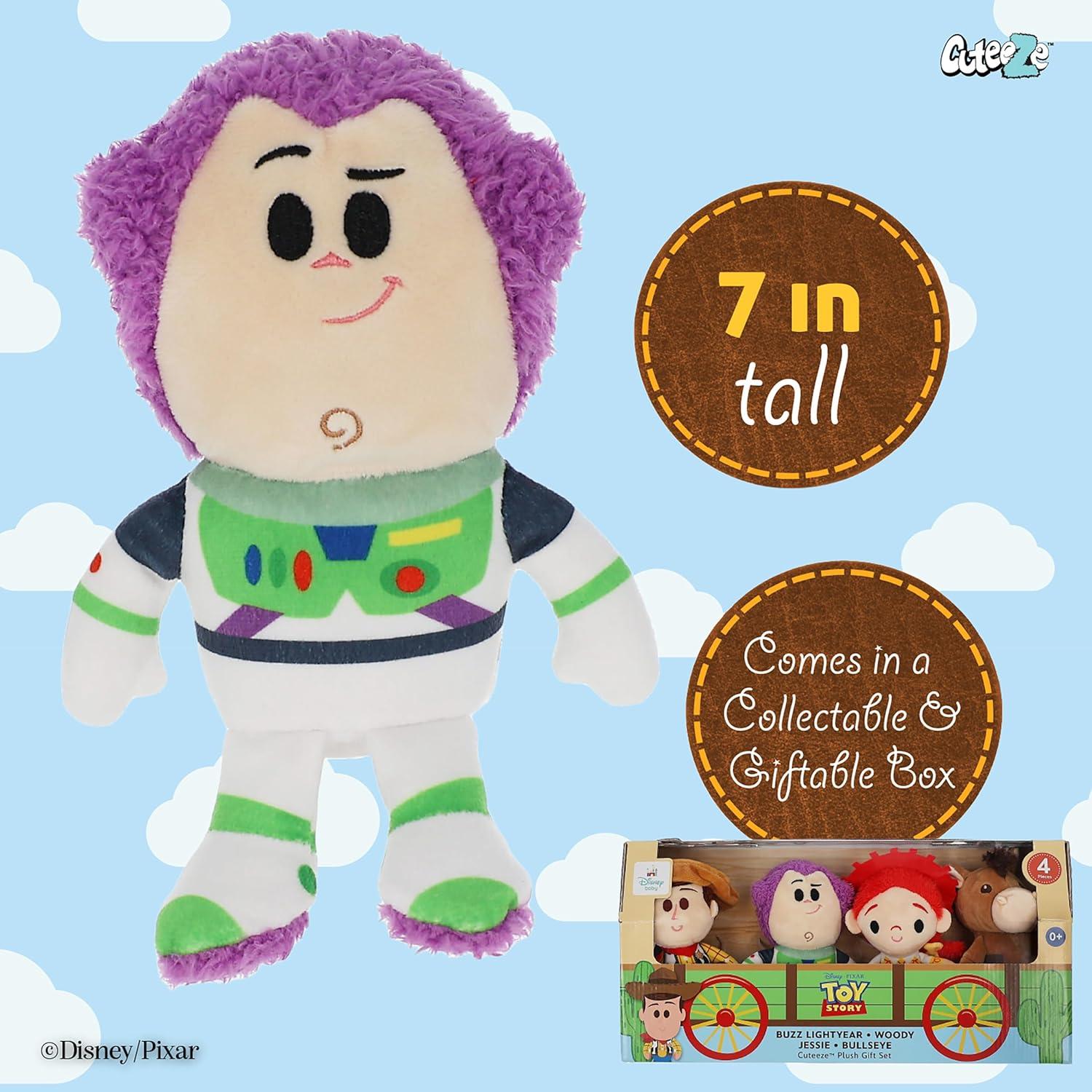 Juego de Peluches Toy Story 4 Piezas Kids Preferred Woody Buzz Jessie Bullseye