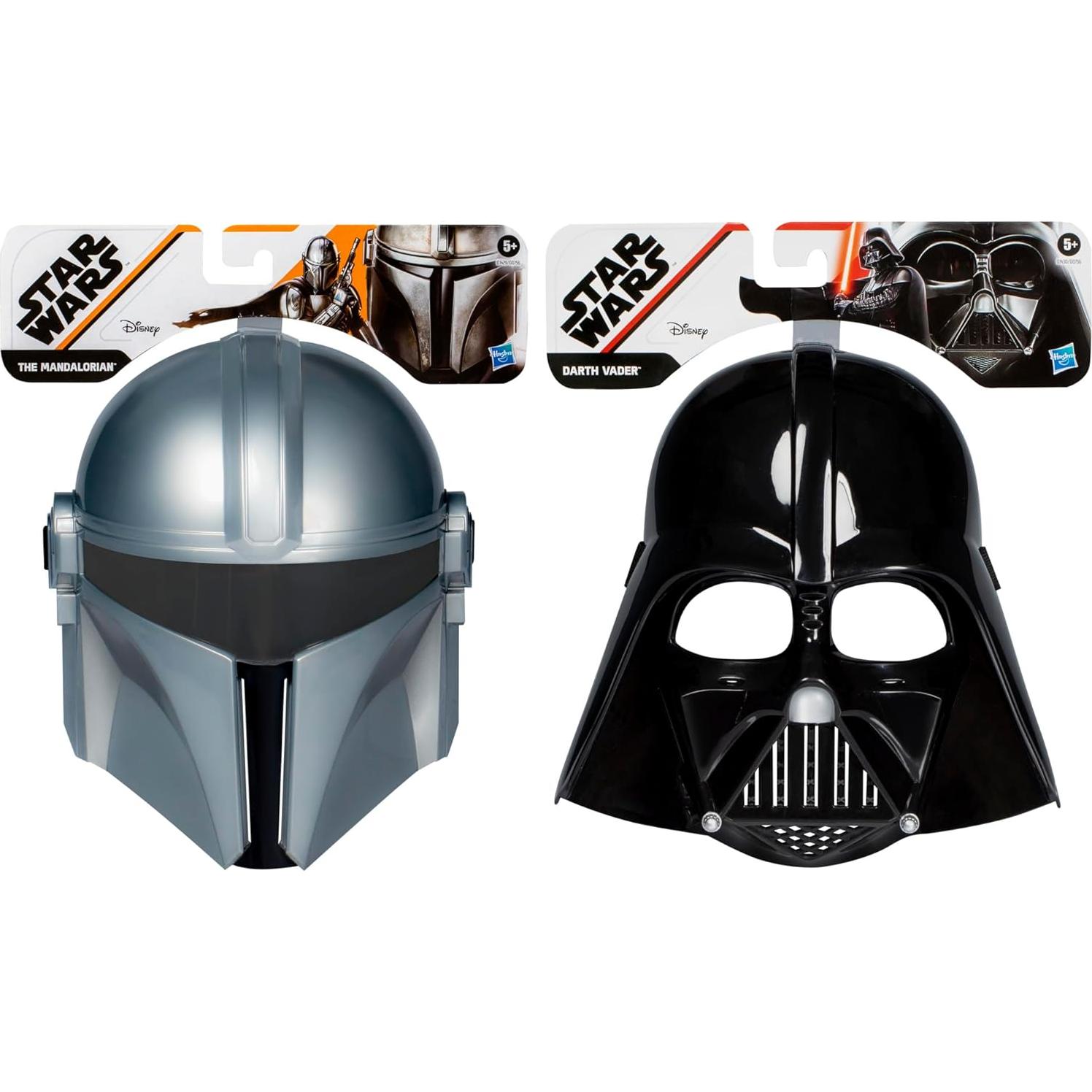 Juego de 2 Máscaras Star Wars Mandalorian y Darth Vader