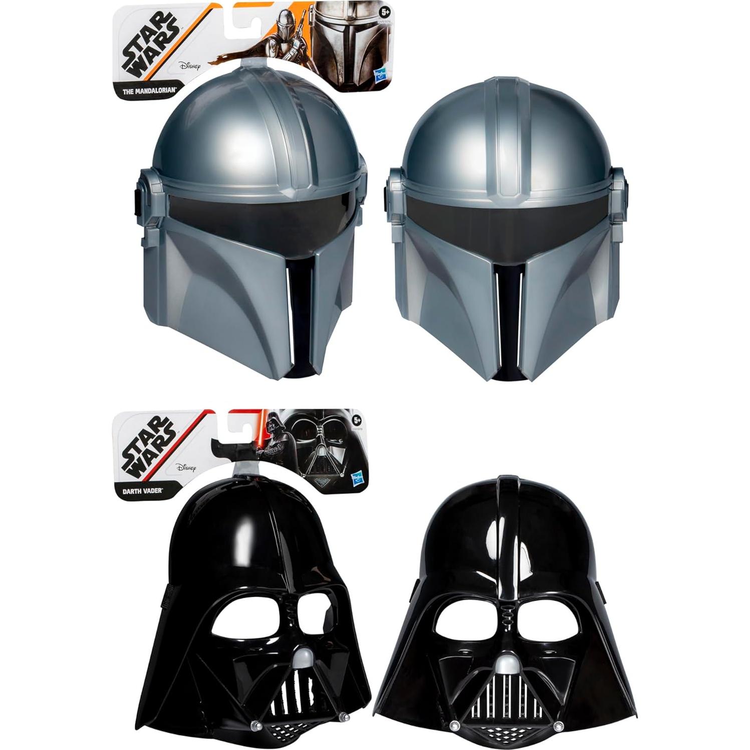 Juego de 2 Máscaras Star Wars Mandalorian y Darth Vader