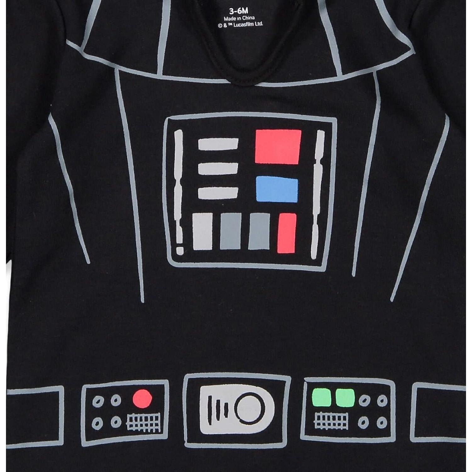 Pack 3 Trajes de Cosplay Star Wars Bebés 0-24 Meses