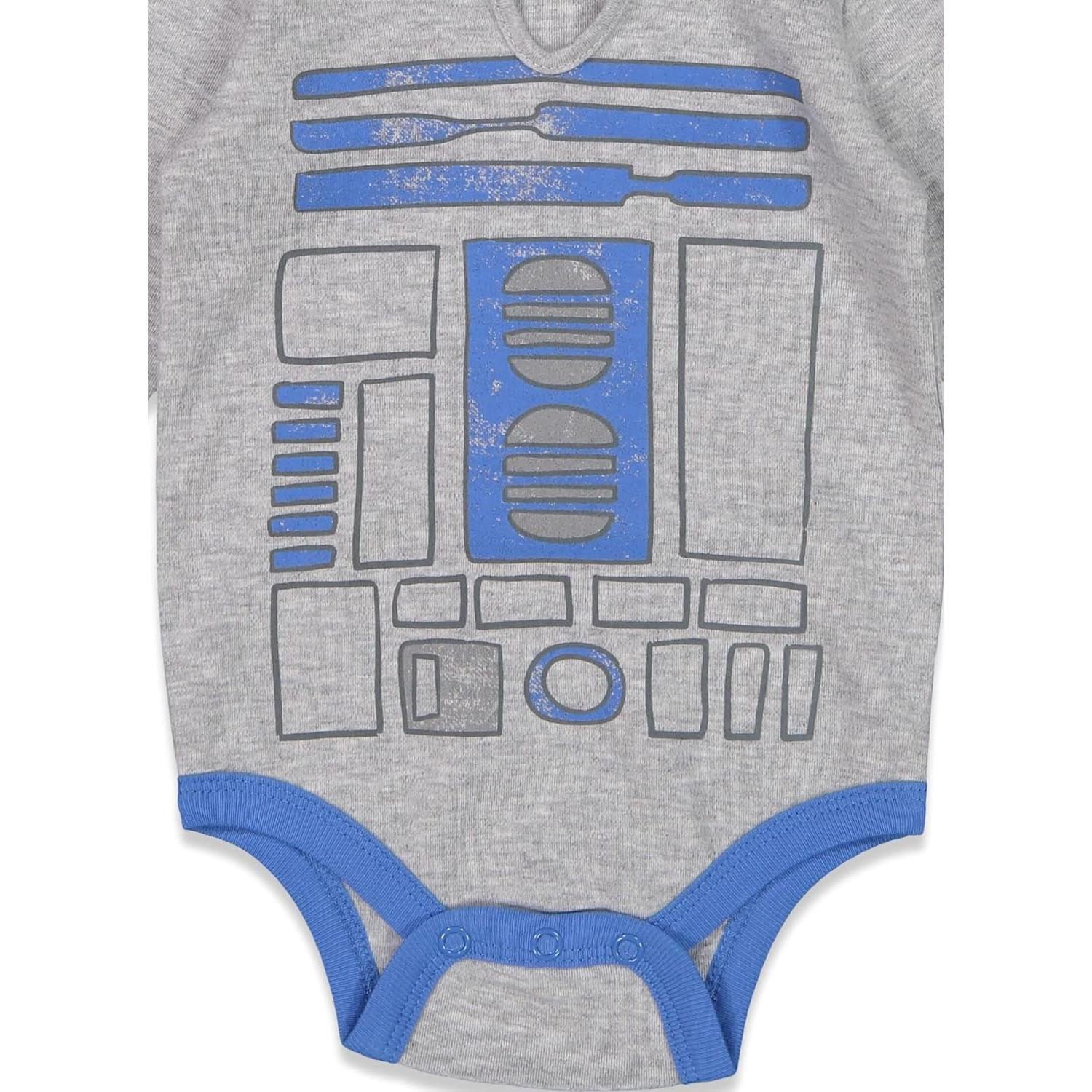 Pack 3 Trajes de Cosplay Star Wars Bebés 0-24 Meses
