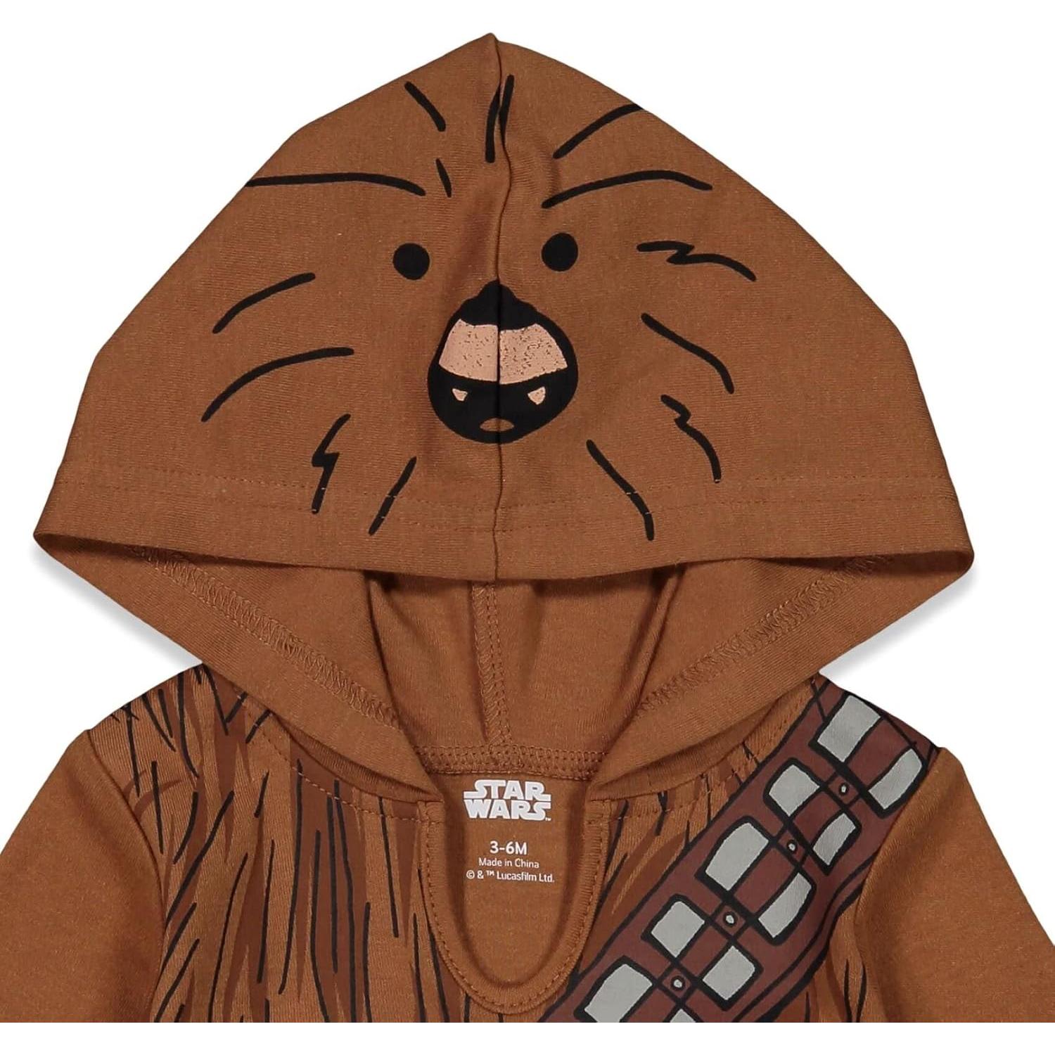 Pack 3 Trajes de Cosplay Star Wars Bebés 0-24 Meses