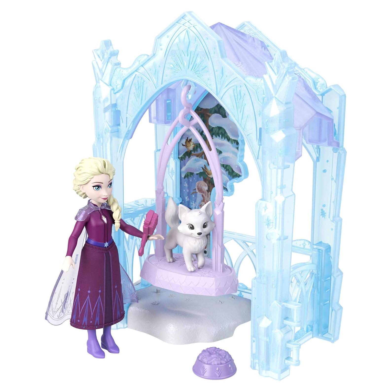 Muñeca Pequeña Elsa Mattel Disney Frozen con Animales