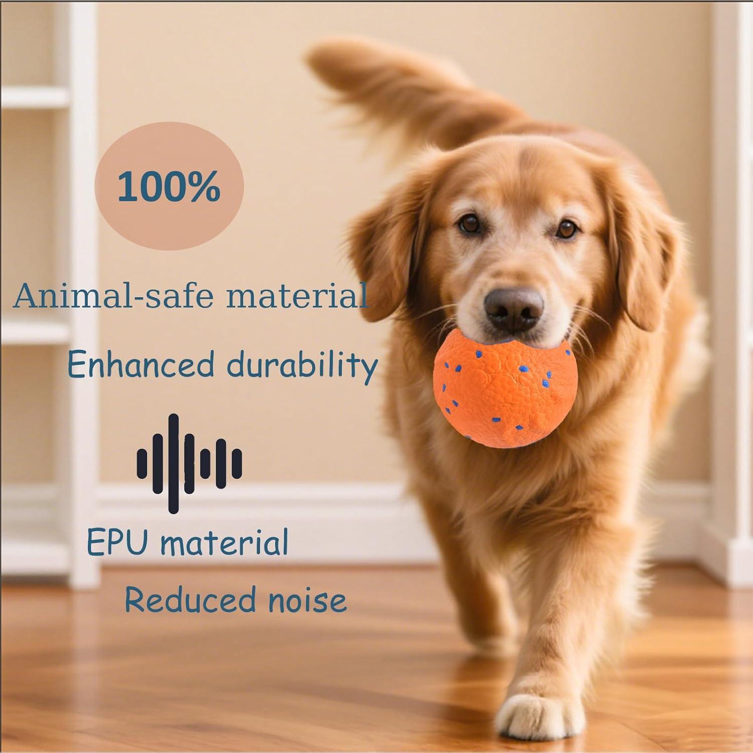 Pelota Interactiva para Perros SWANVIEW Naranja 2.54cm Recargable