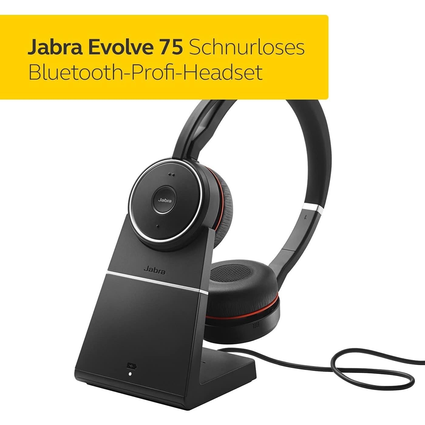 Auricular Inalámbrico Jabra EVOLVE 75 Bluetooth 30.5 m