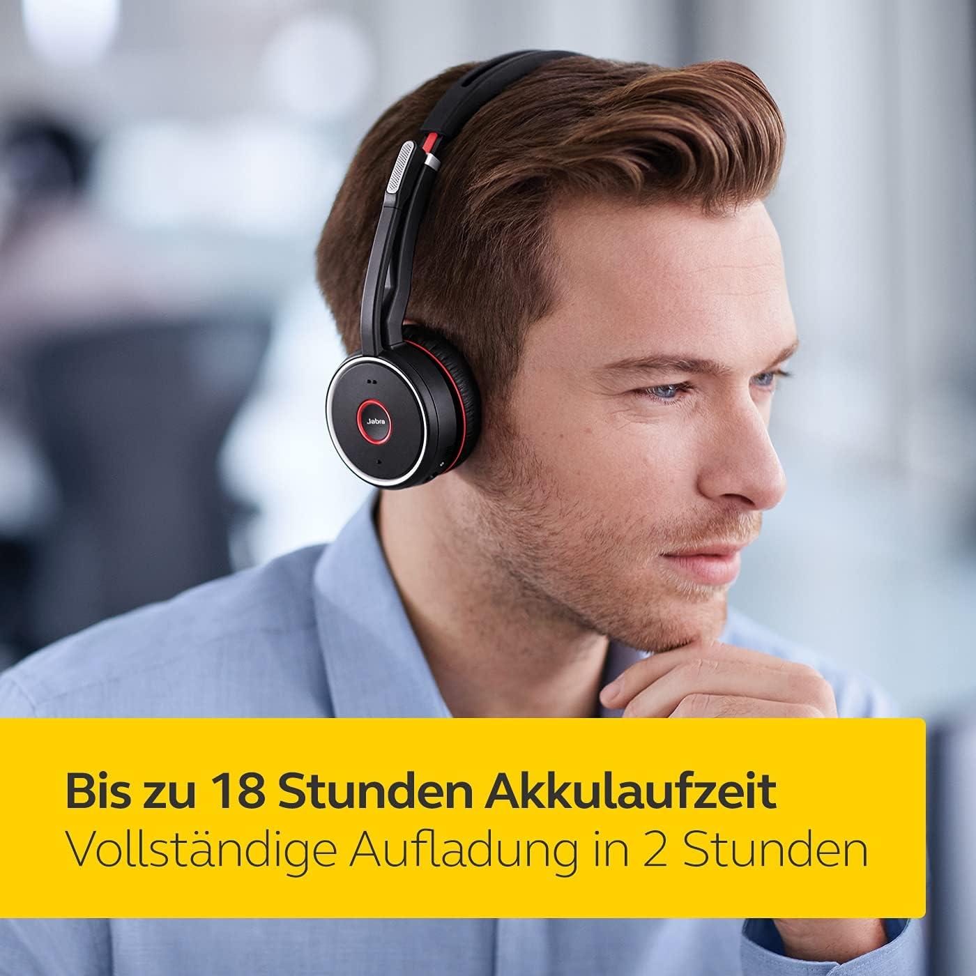 Auricular Inalámbrico Jabra EVOLVE 75 Bluetooth 30.5 m