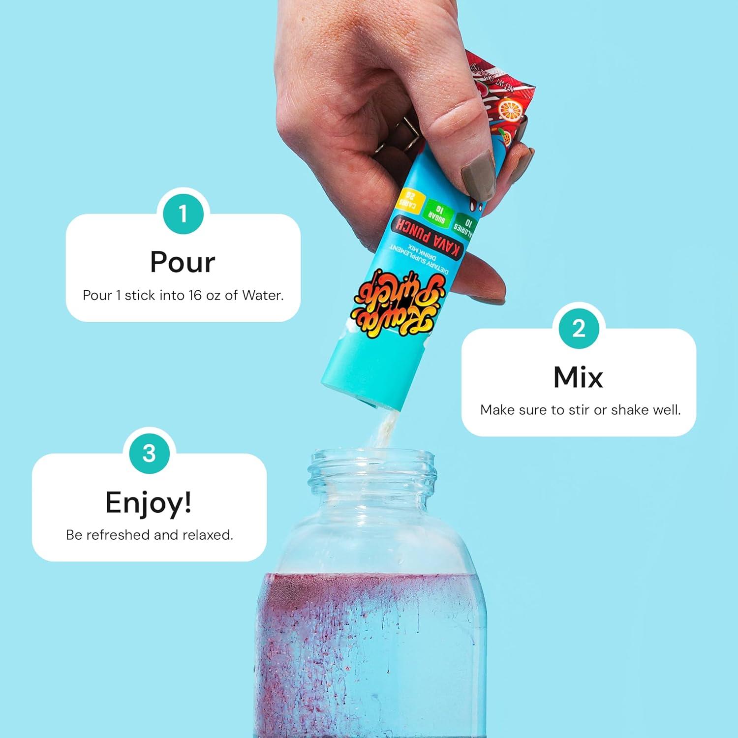 Bebida Relajante Kava Punch - Paquete 12 Bolsitas 68g