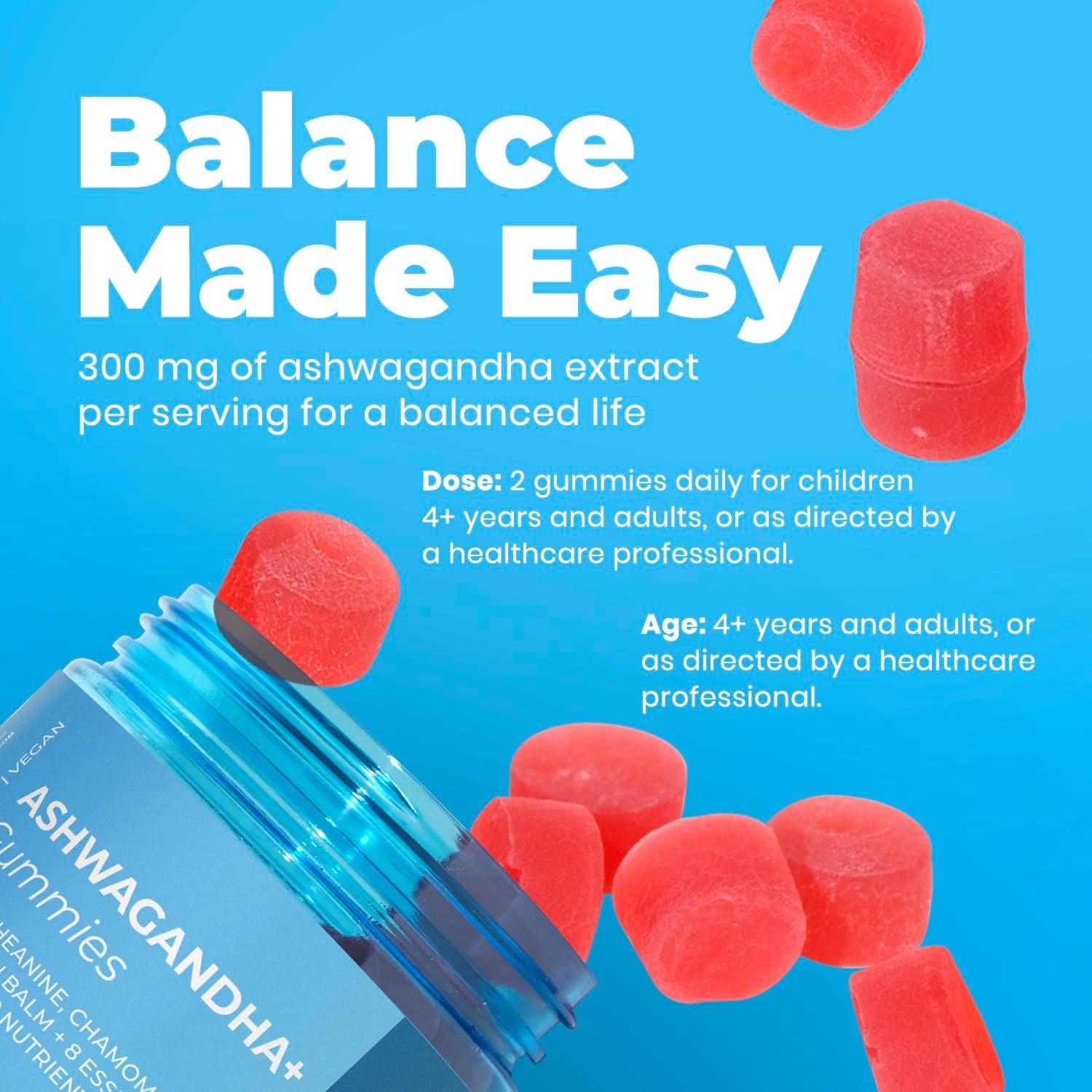 Gominolas de Ashwagandha Dr. Moritz 60 Unidades Sin Azúcar