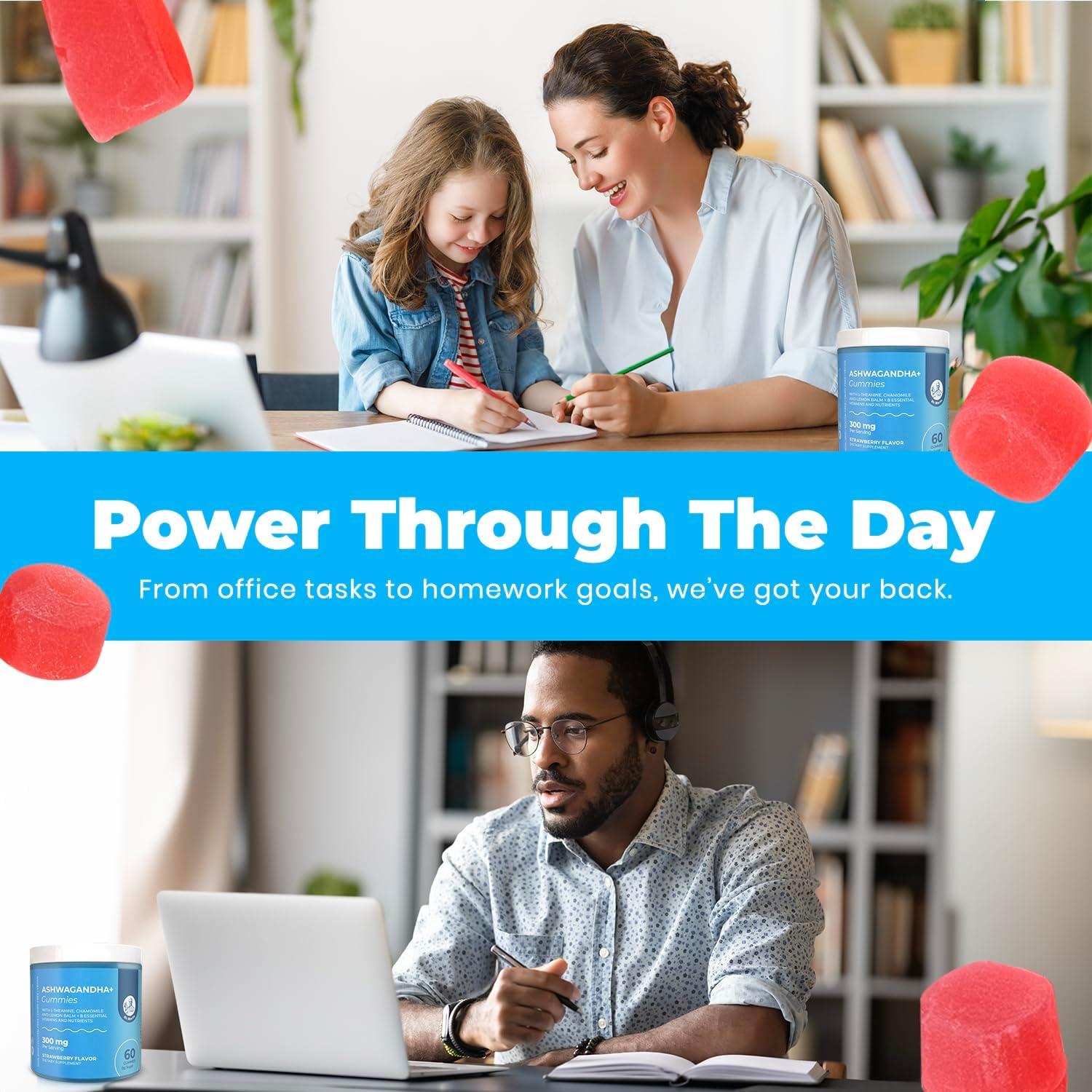 Gominolas de Ashwagandha Dr. Moritz 60 Unidades Sin Azúcar