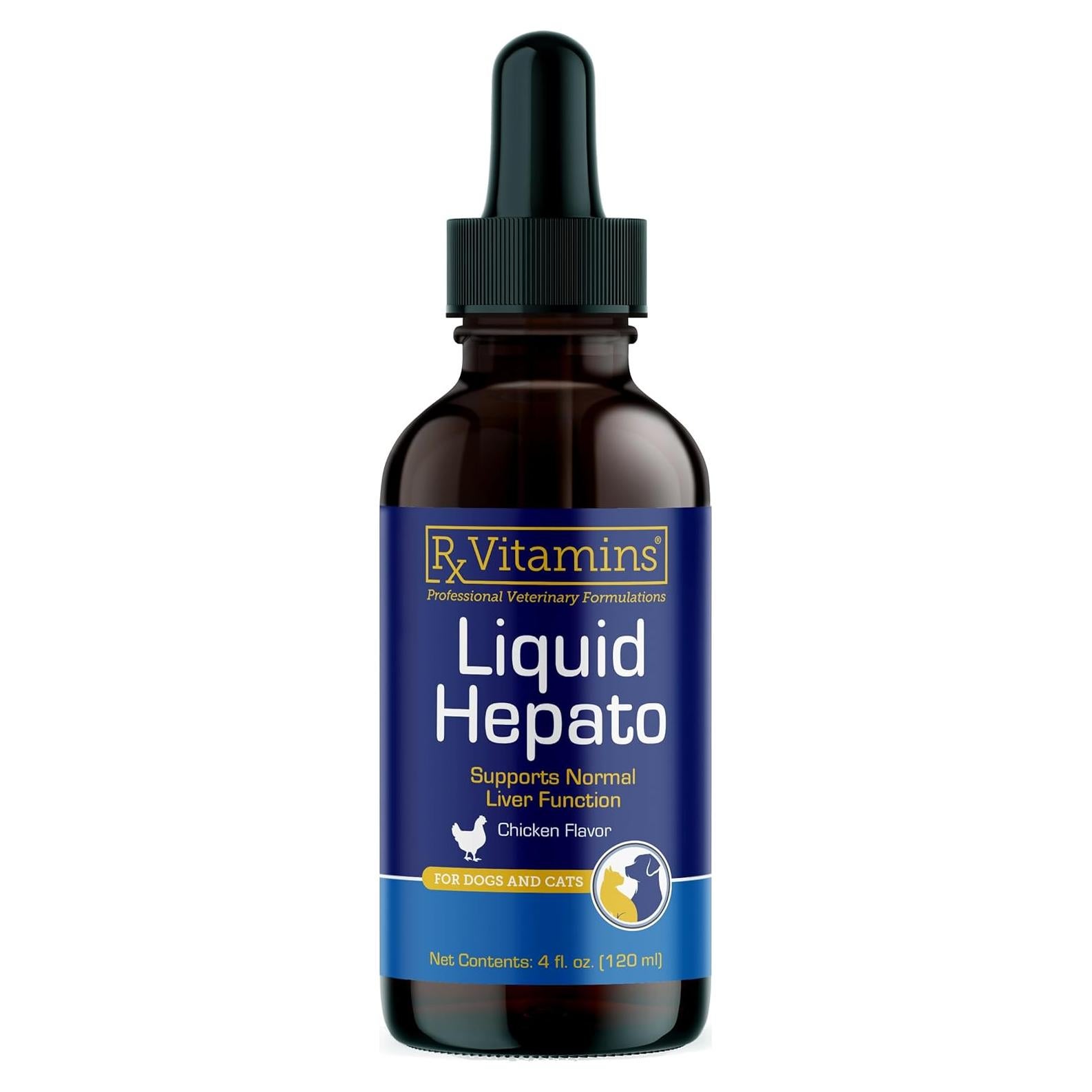 Suplemento Hepático Líquido Rx Vitamins para Perros 113ml