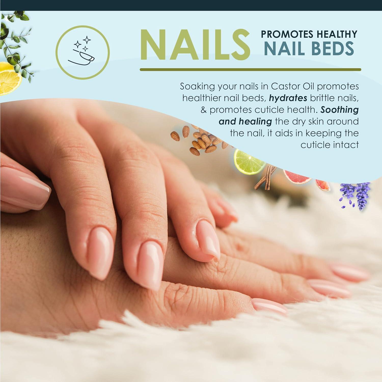 Aceite de Ricino 100% Puro Zatural 473 ml - Crecimiento Cabello y Piel