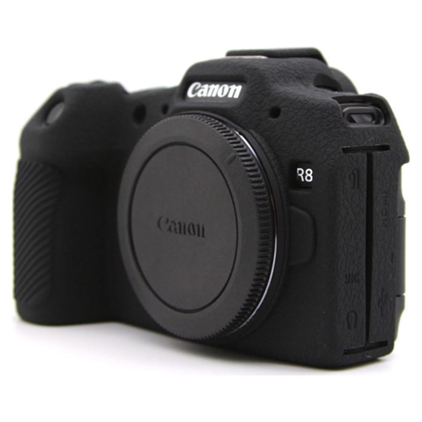 Funda de Silicona EasyHood para Canon EOS R8 - Negra