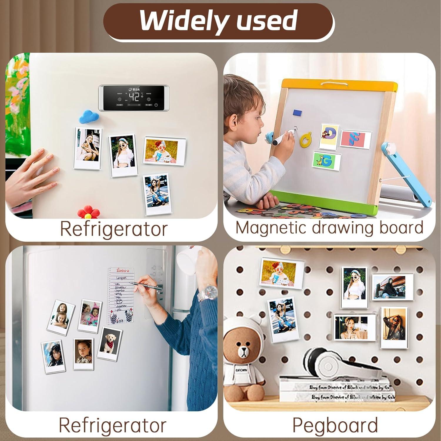 Paquete de 10 Marcos de Fotos Acrílicos Magnéticos LIANHELILAI 5x7 cm