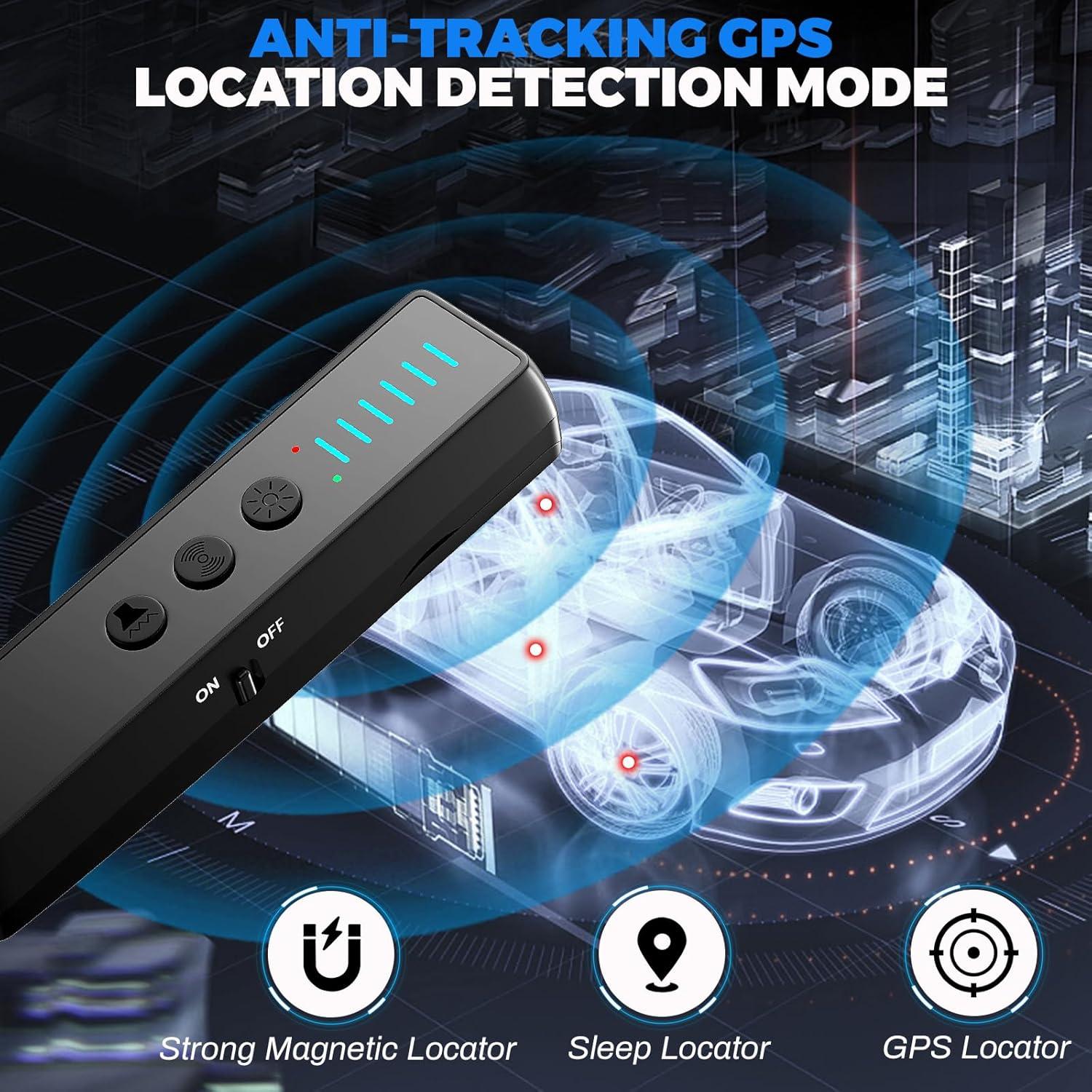 Detector de Cámara Oculta Brathird S600 - 4 en 1, 5 Niveles Sensibilidad