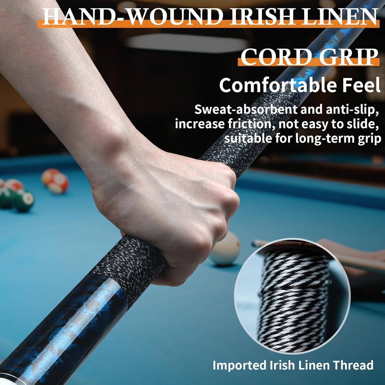 Conjunto de Palos de Billar Kmise 58" Arce Canadiense 4 Colores