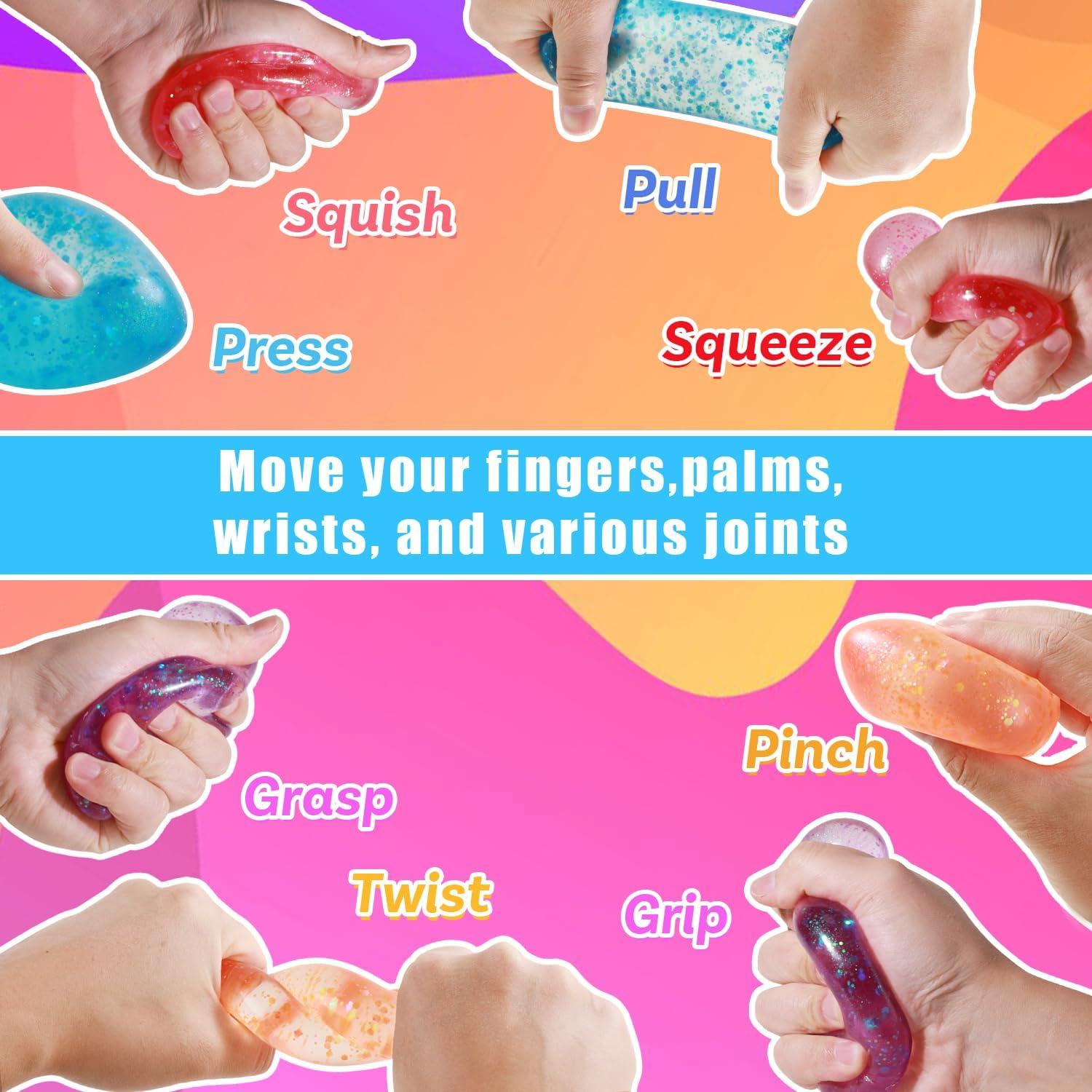 Bola Antiestrés Squishy Drop Drephere Azul 6.1 cm