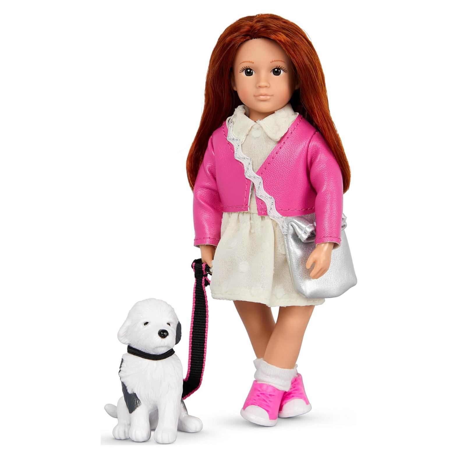 Muñeca Mini Emmelina y Perro Otis - Juego 15.24 cm - 3+ Años