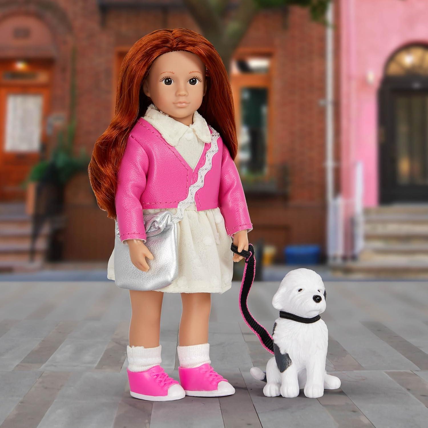 Muñeca Mini Emmelina y Perro Otis - Juego 15.24 cm - 3+ Años