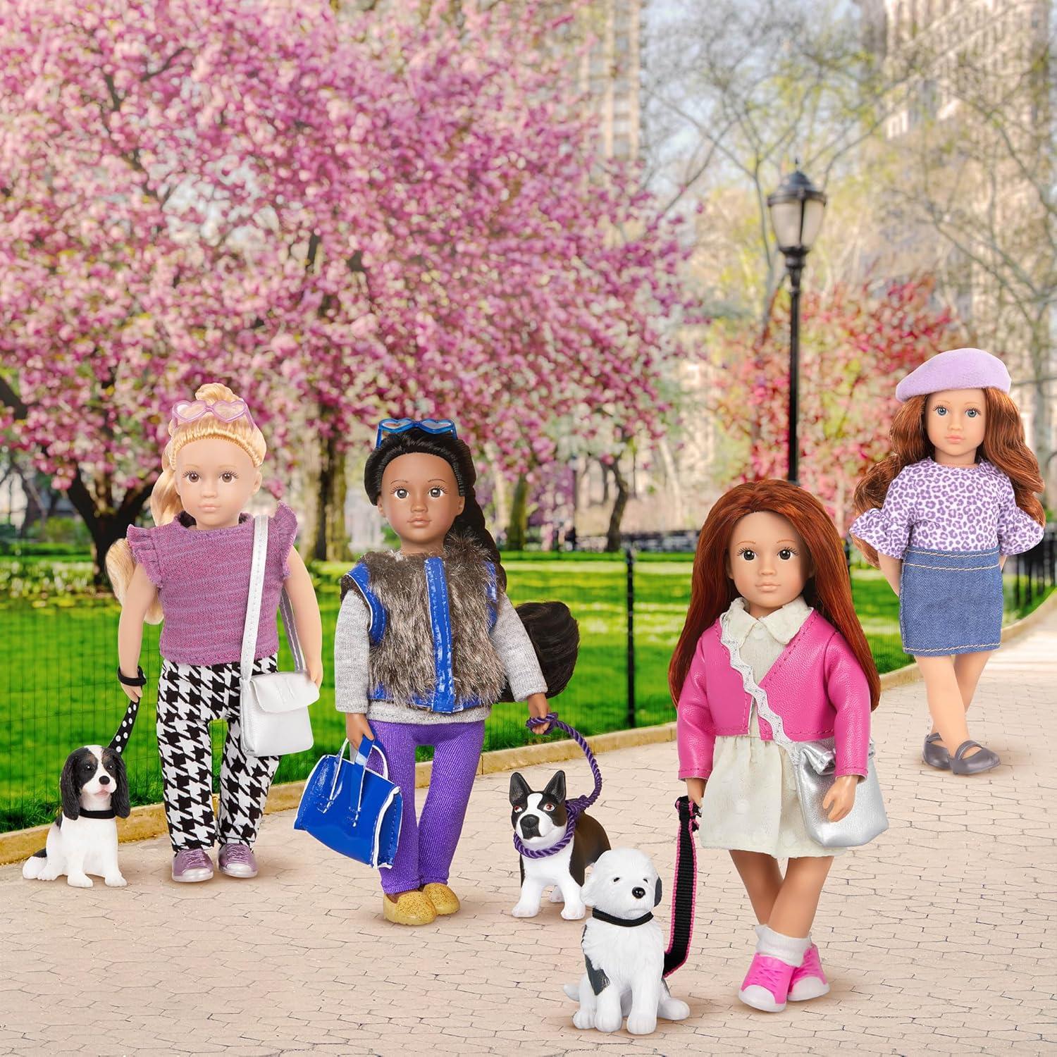 Muñeca Mini Emmelina y Perro Otis - Juego 15.24 cm - 3+ Años