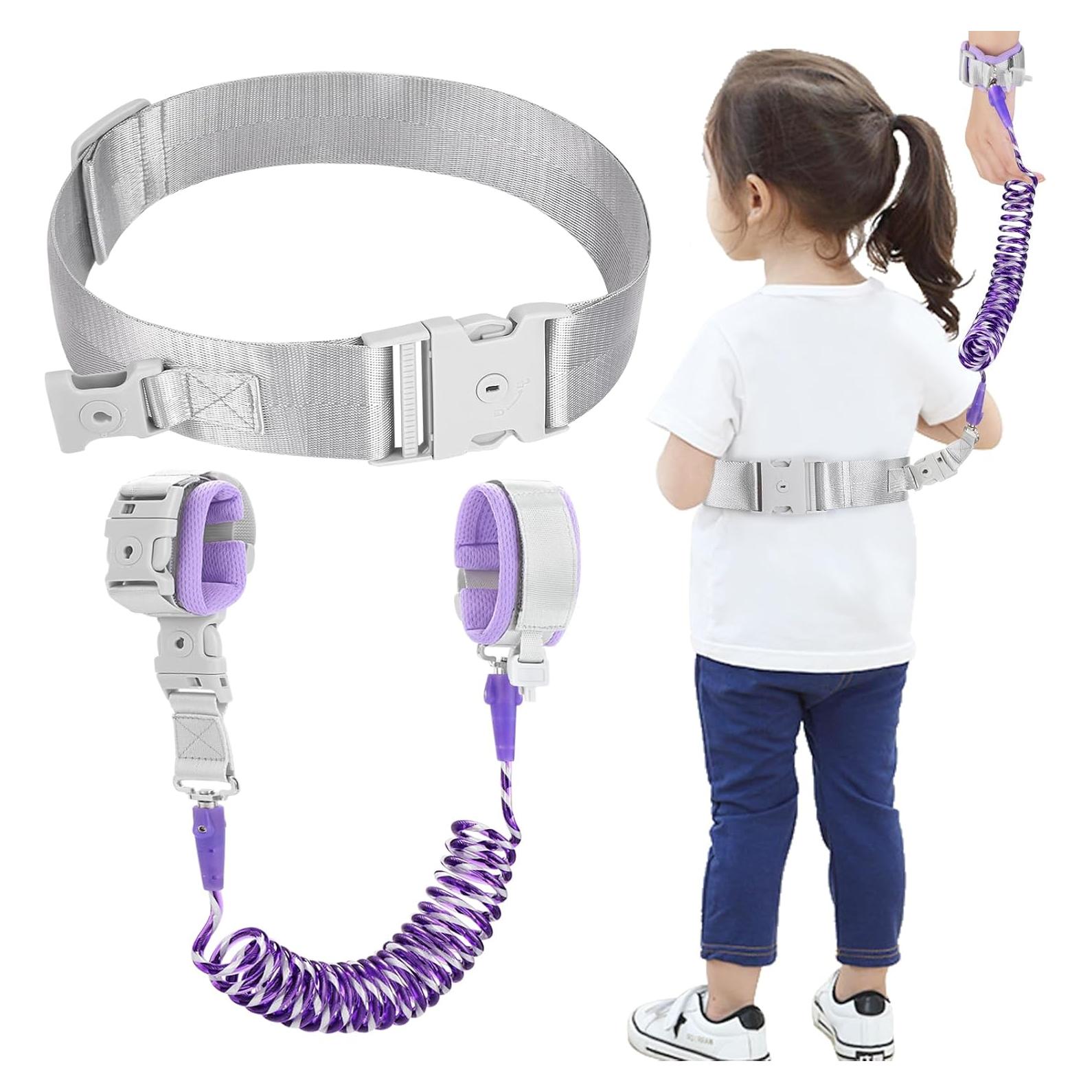 Correa Antipérdida para Niños Accmor Morado 2 en 1 Ajustable