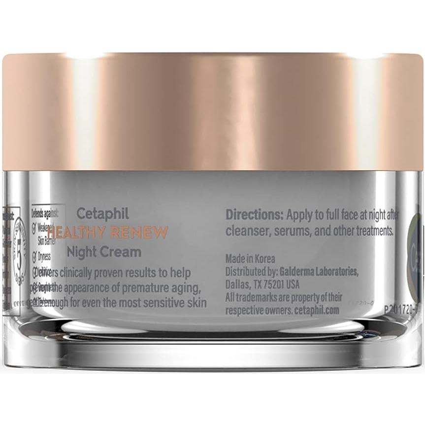 Crema Nocturna Reafirmante Cetaphil Healthy Renew 48 g - Antiarrugas