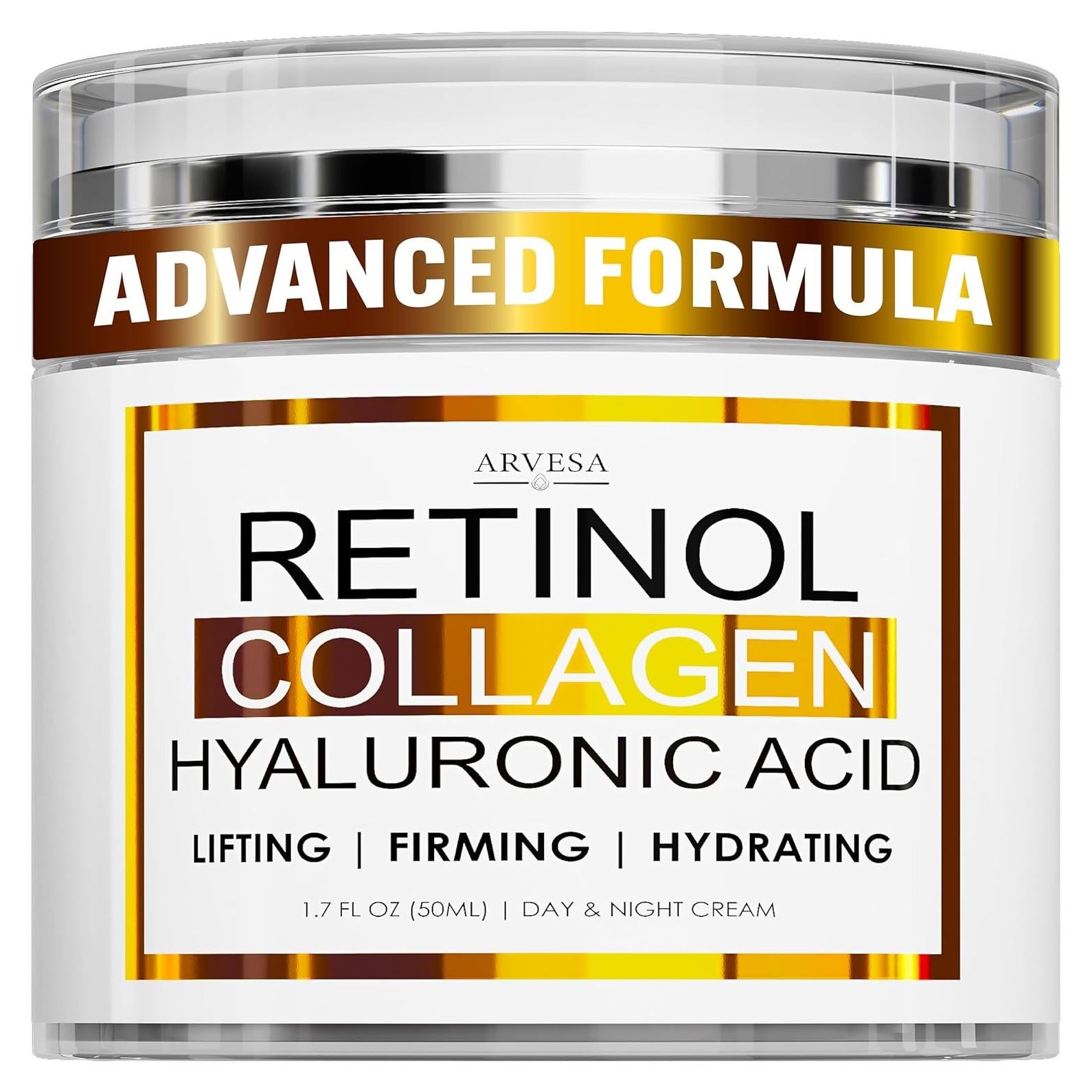 Crema Facial Anti-Envejecimiento Arvesa 50 ml Retinol Colágeno