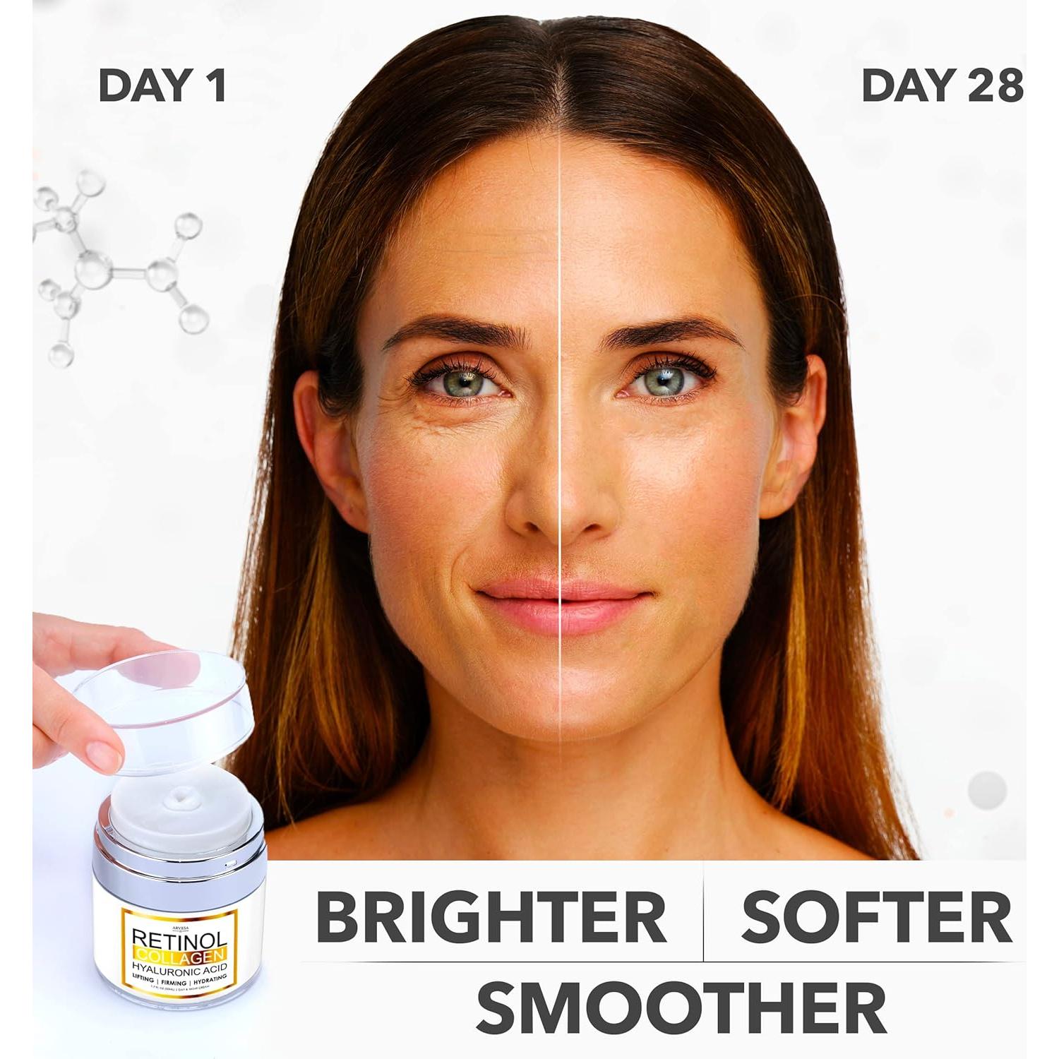 Crema Facial Anti-Envejecimiento Arvesa 50 ml Retinol Colágeno