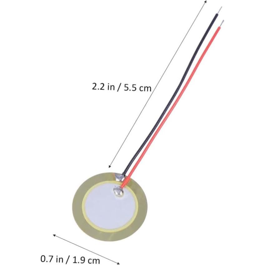 10 Discos Piezoeléctricos Cerámicos BESTonZON para Guitarra