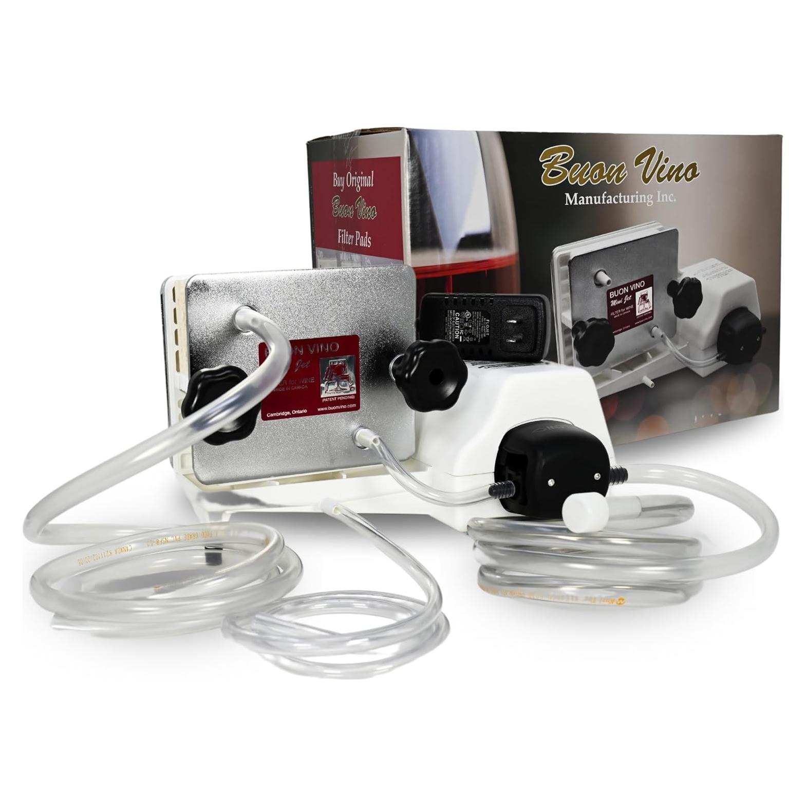 Filtro de Vino Mini Jet Buon Vino - Filtra 20 Litros Rápido