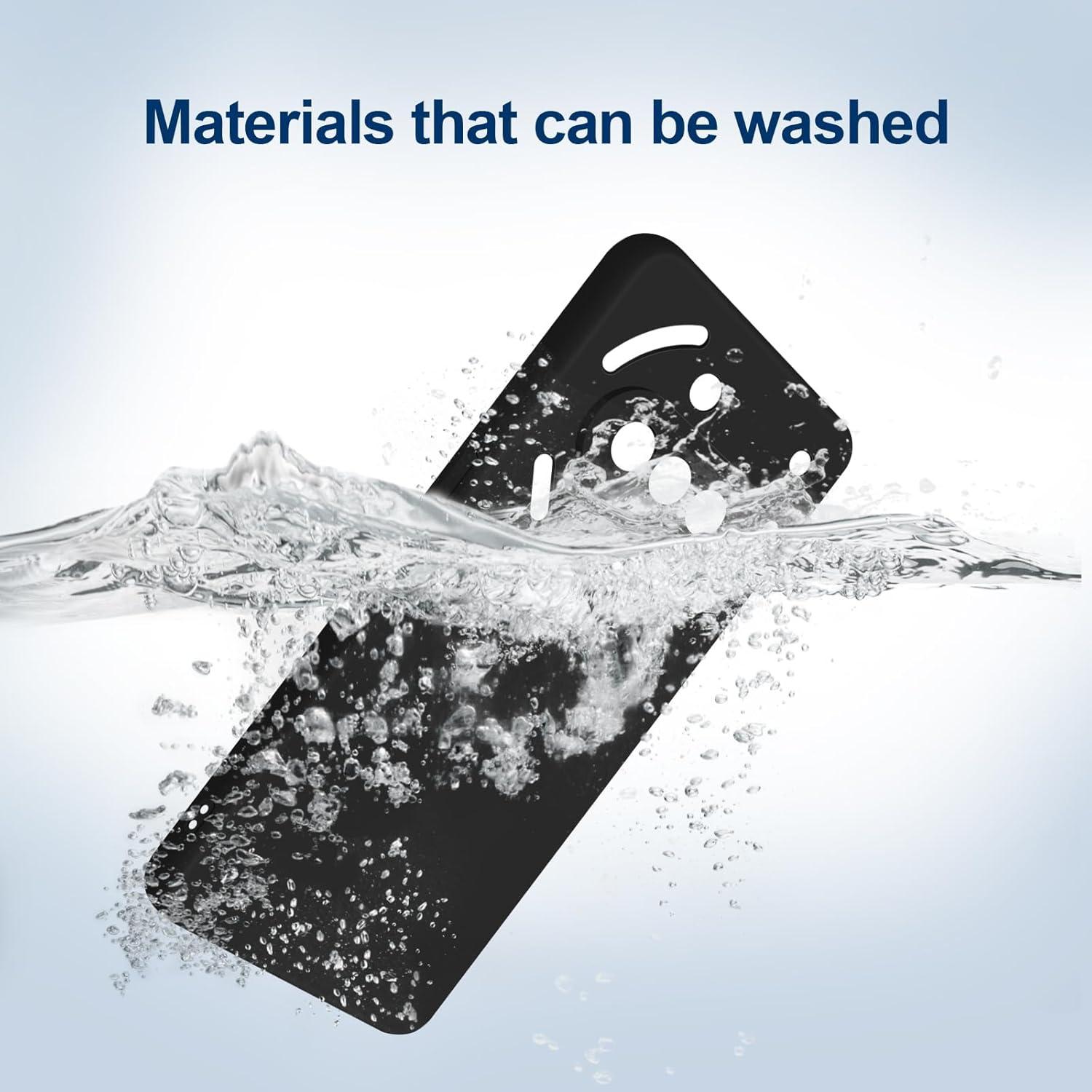 Funda de Silicona GiiYoon para Nothing Phone 3a Negra