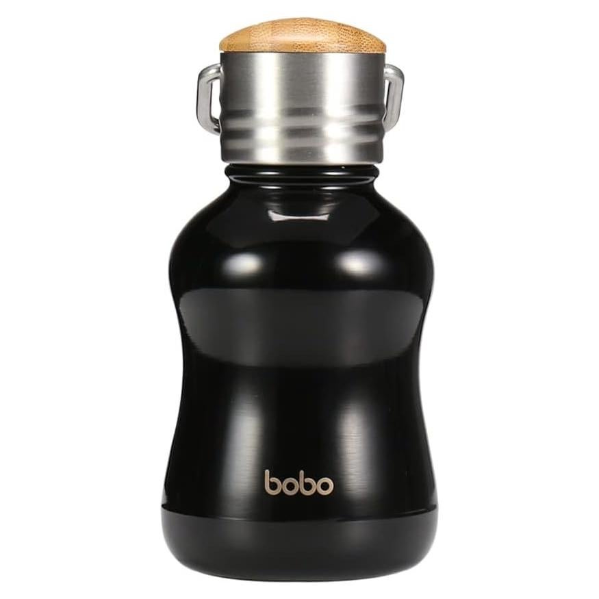 Botella Térmica Aislada YOHKOH 190 ml Acero Inoxidable Negro