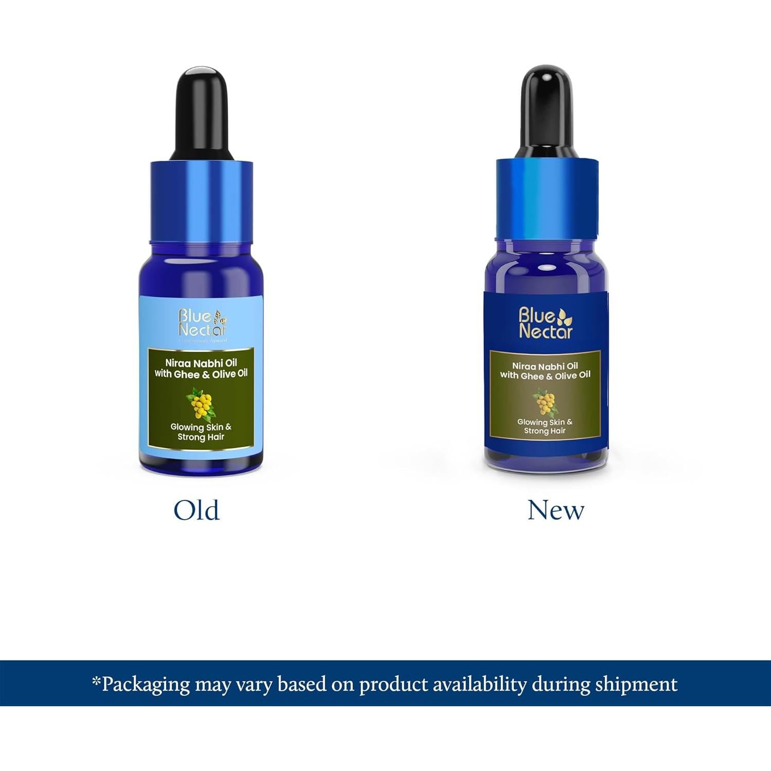 Aceite de Ombligo Ayurvédico Blue Nectar 9.8 ml con Ghee y Oliva