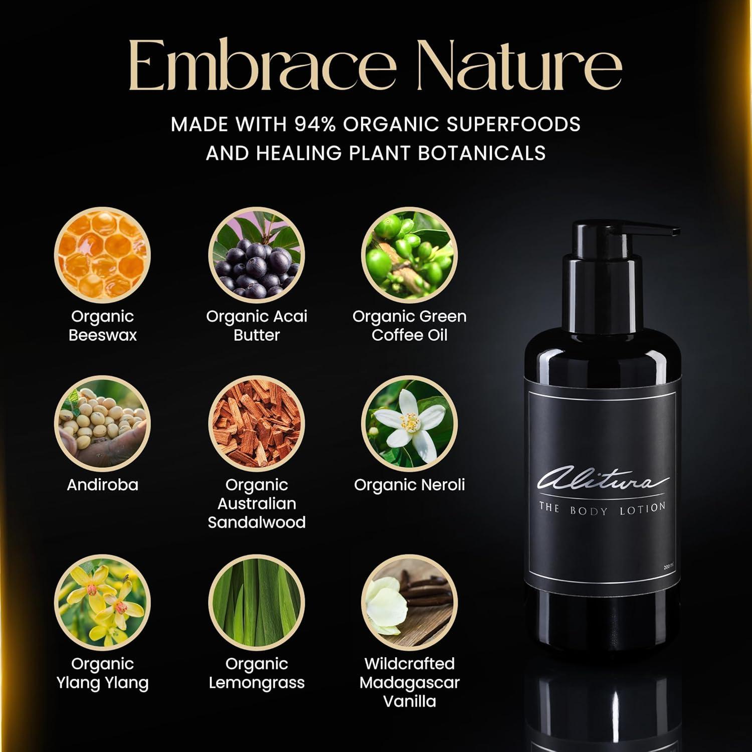 Loción Hidratante Orgánica Alitura 200ml - Antienvejecimiento