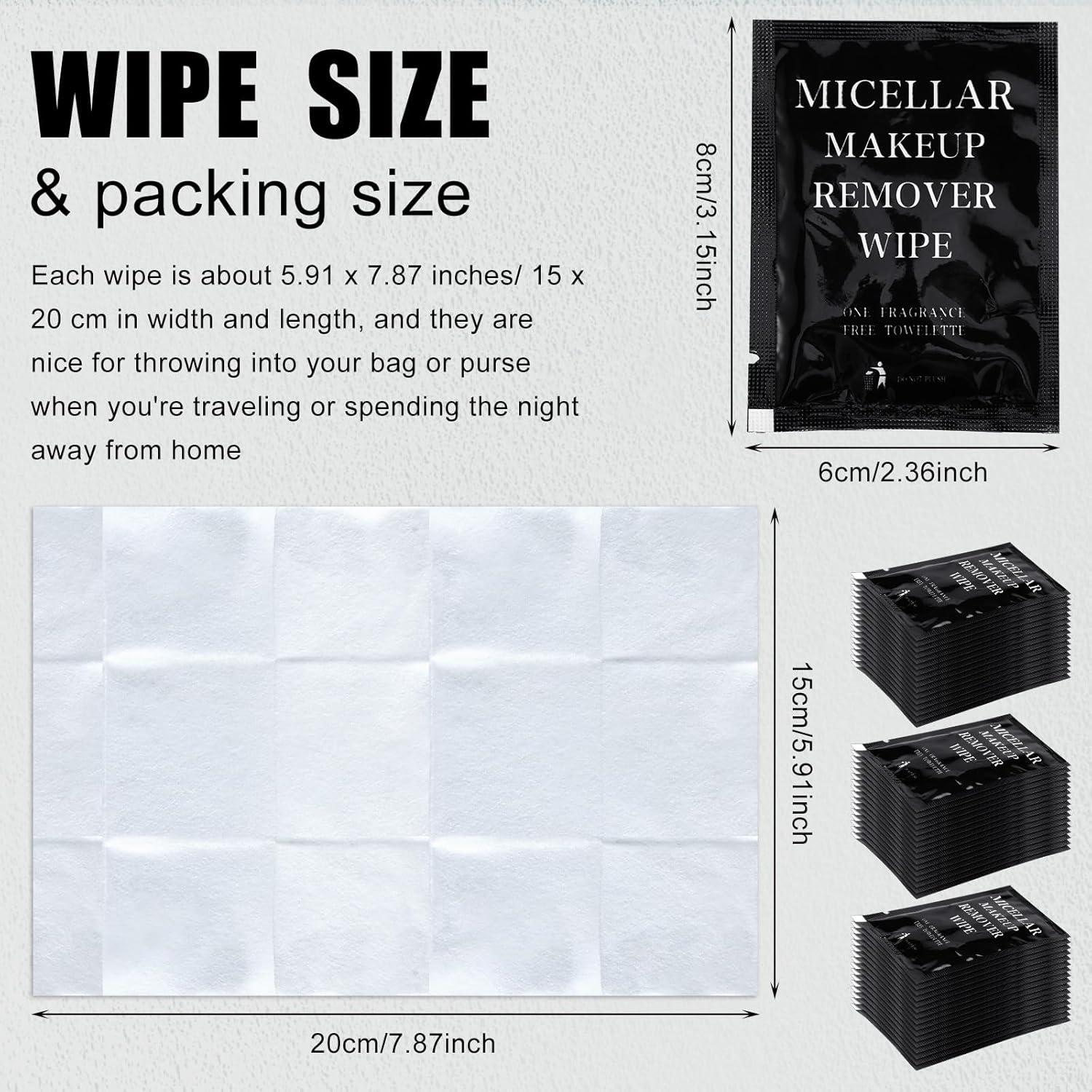 Toallitas Desmaquillantes Individuales Ctosree 150 Pcs 15x20 cm