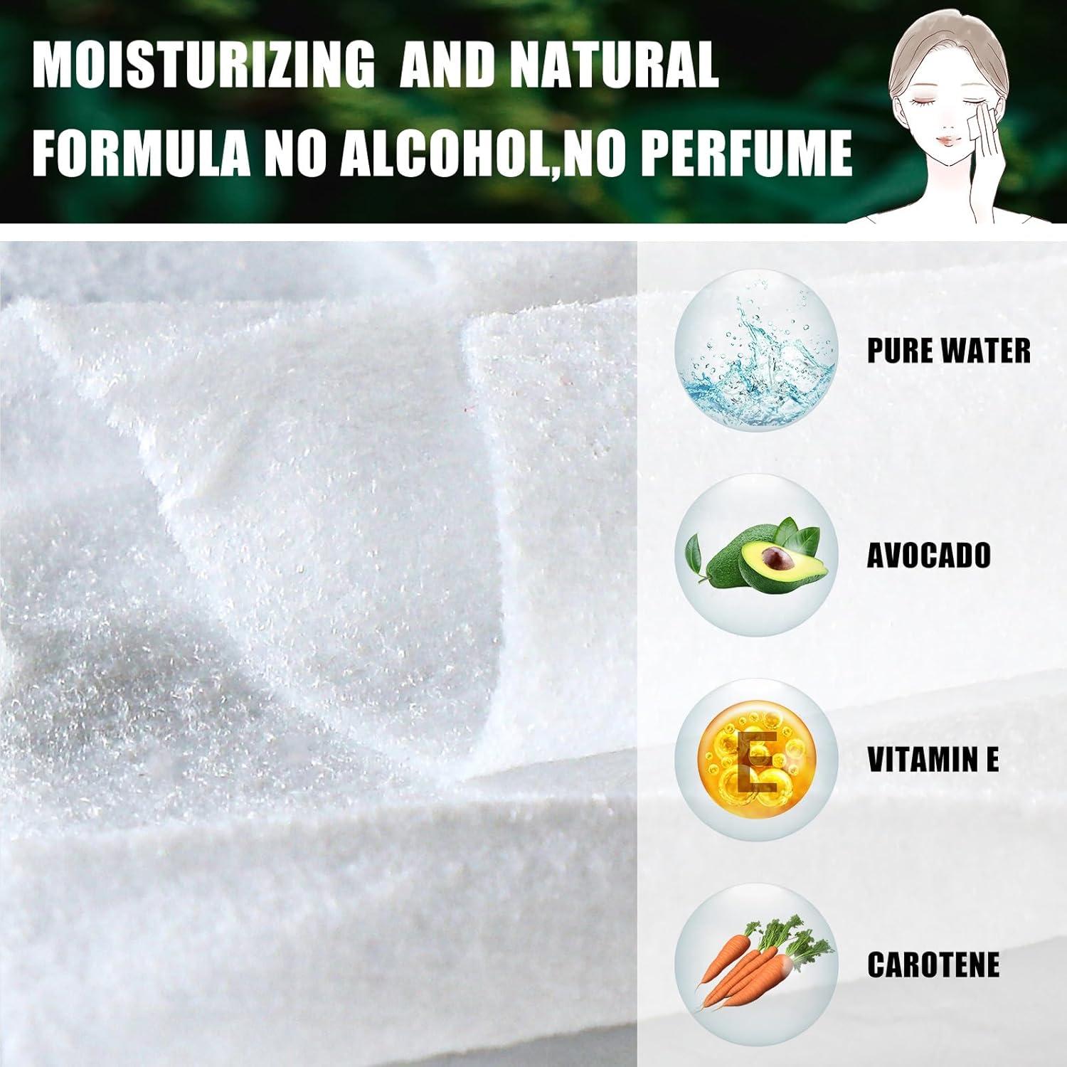 Toallitas Desmaquillantes Individuales Ctosree 150 Pcs 15x20 cm