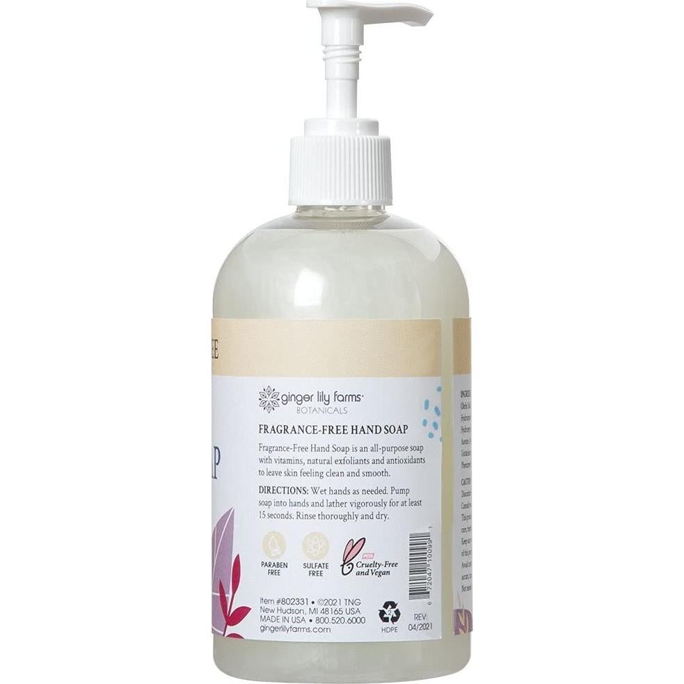 Jabón de Manos Líquido Multiusos Ginger Lily Farms 355 ml