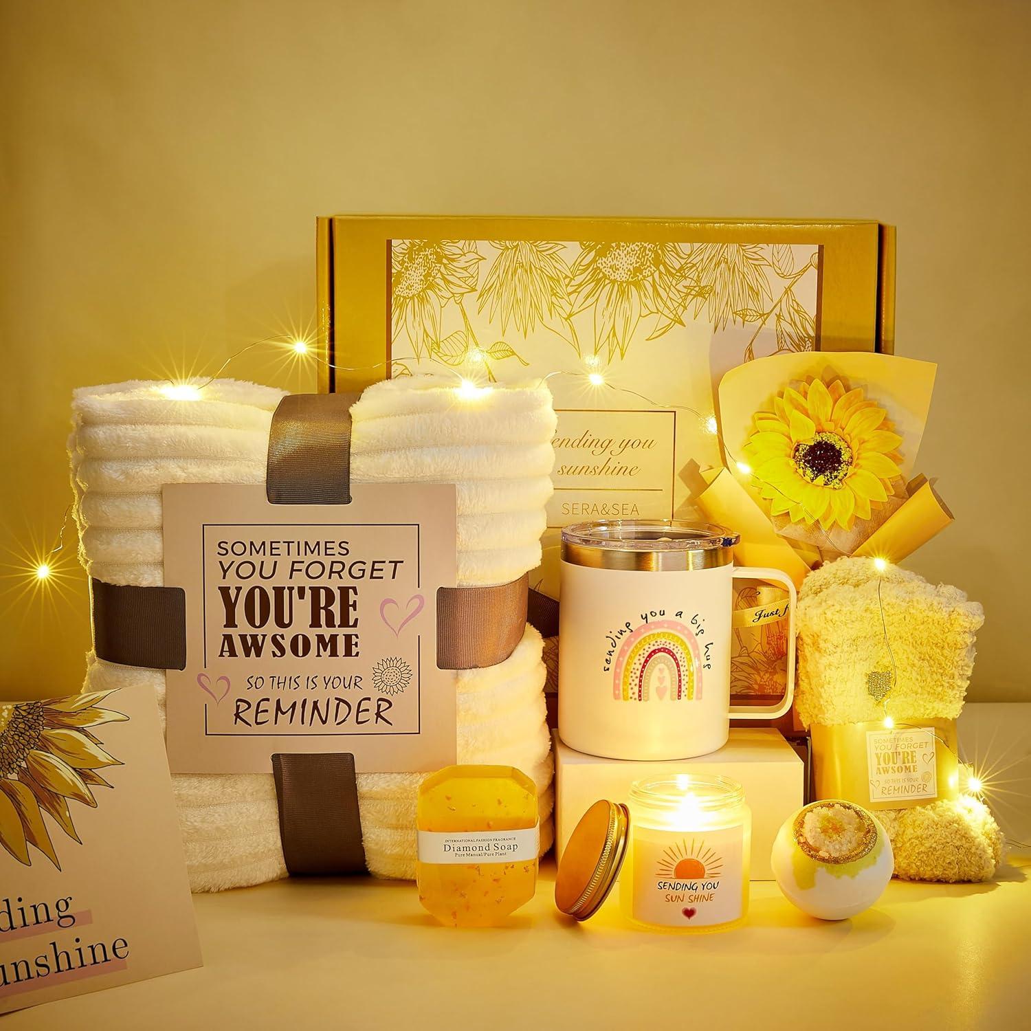 Cesta de Regalo de Bienestar FndAsxa 10pc para Mujeres