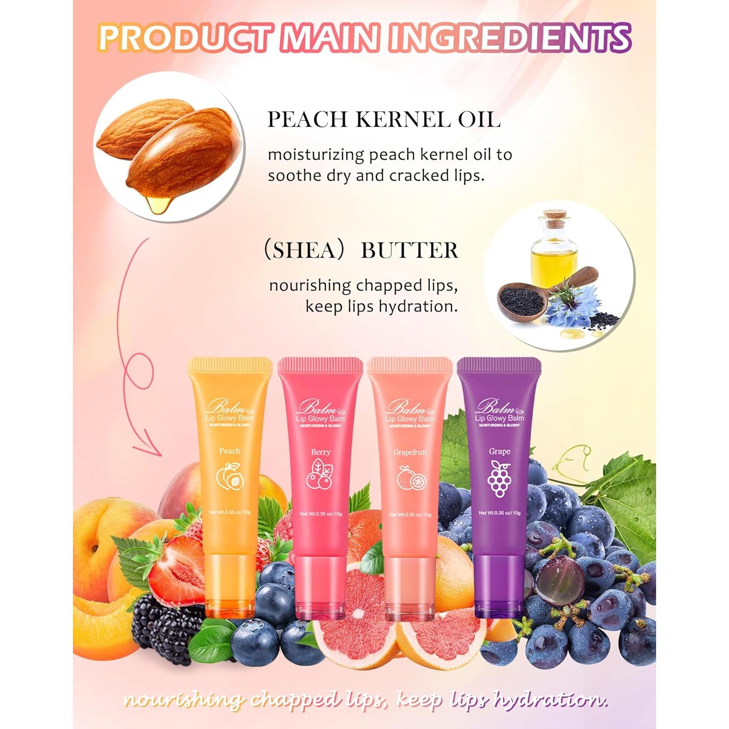 Bálsamo Labial Hidratante Brillante Durazno - 17.8g